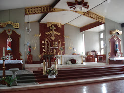 Bulusan Parish church altar
