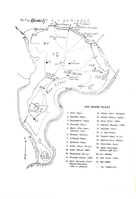 KARS-ARPAÇAYI BOYLARI ESKİ MERKEZİ ANI ŞEHRİ TARİHİ (1018-1236) M.Fahrettİn KIrzIoğlu, 1982, 116 S.