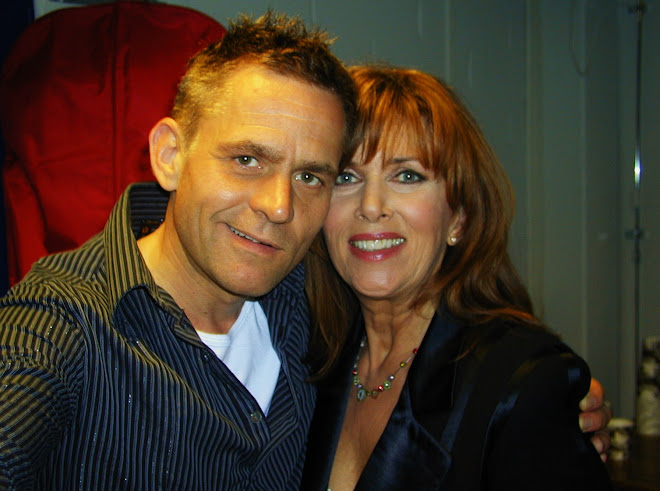 Show Host Rickard Olsson and Swedish Star Sylvia Vrethammar