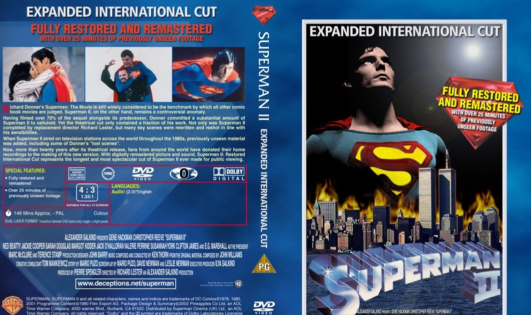 Movie Memorabilia Emporium: Superman II Restored International Cut DVD