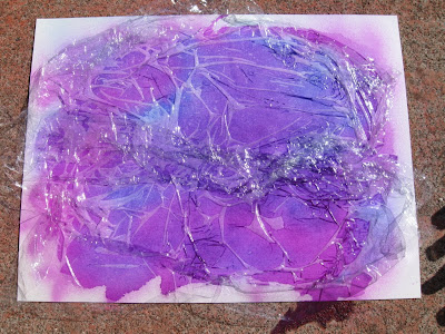 Colored Saran Wrap