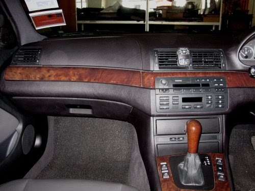 Auto Laminate E46 Wood To Carbon Fibre Transformation