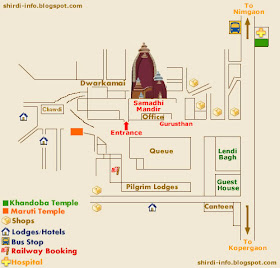 Shirdi Sai Baba Location Map Hyderabad - Secunderabad Blog: Shirdi Temple Darshan Timings And Shirdi  Temple Map