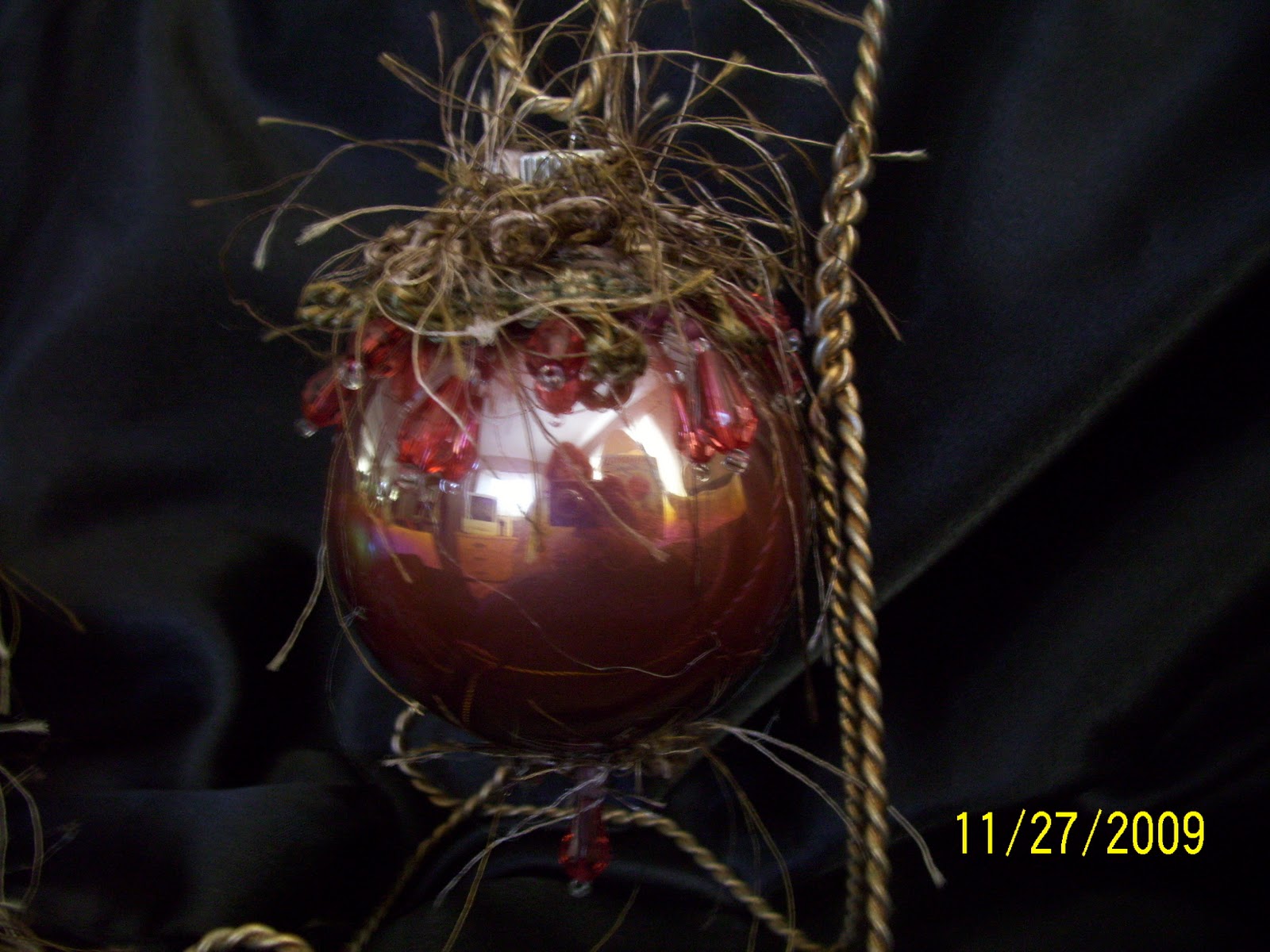 Where Your Treasure Is Painted Glass Christmas Bulbs