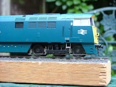 Heljan Class 52 Western with new etched brakegear.