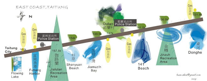 eastcoast taitung map