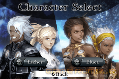 Chaos Rings Character Select