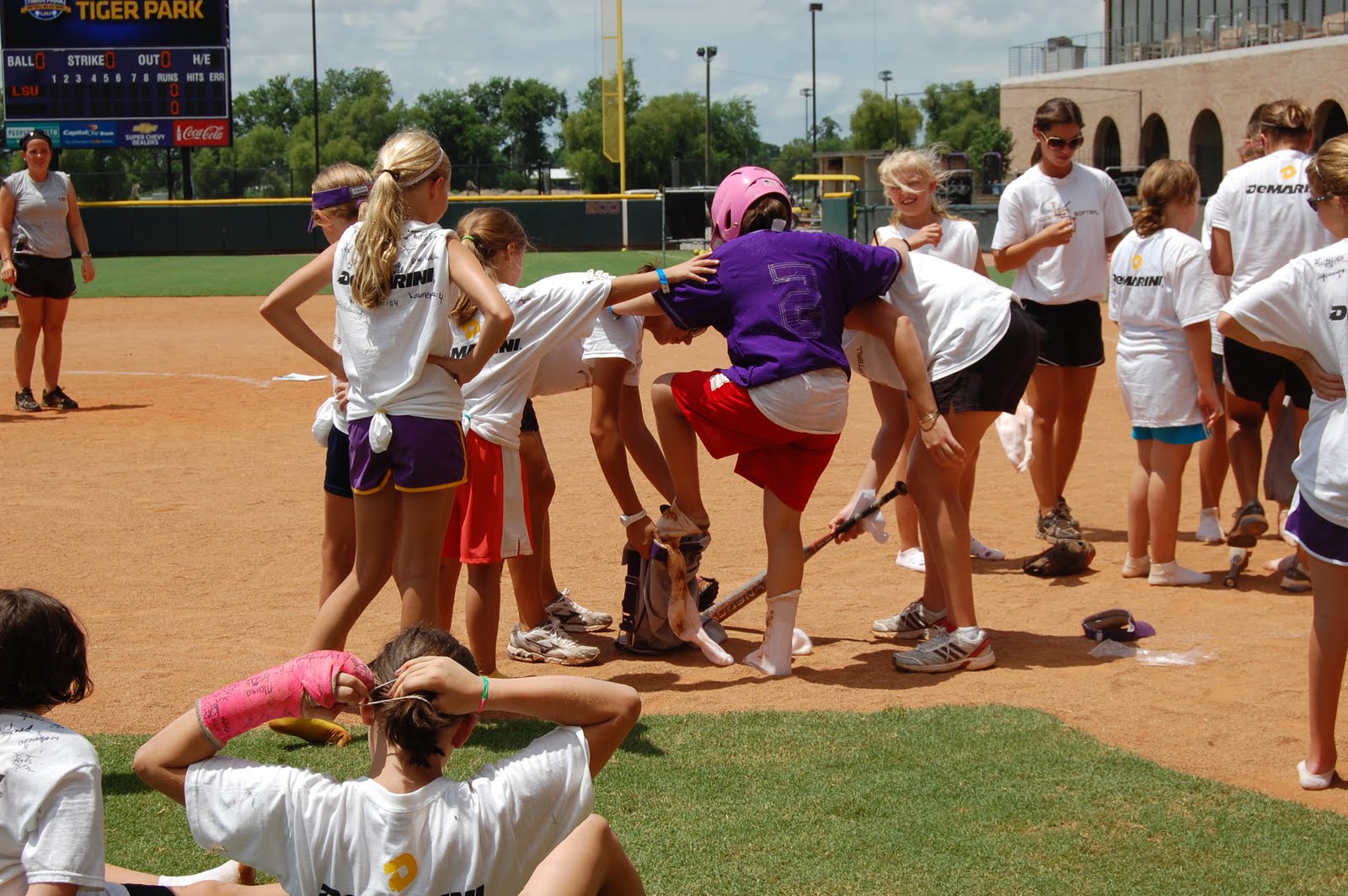 One Medicated Scrapper LSU SOFTBALL CAMP