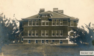 Becker Hall on the campus of Concordia College (Concordia University). The image is from The Broadcaster magazine, http://www.cune.edu/resources/docs/Broadcaster/Broadcaster_Spring_2008.pdf