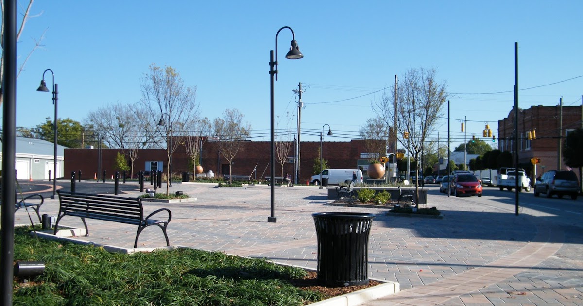 Downtown Clayton NC Town Lot Project is Complete...Including Parking!