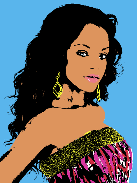 Rihanna Pop Art