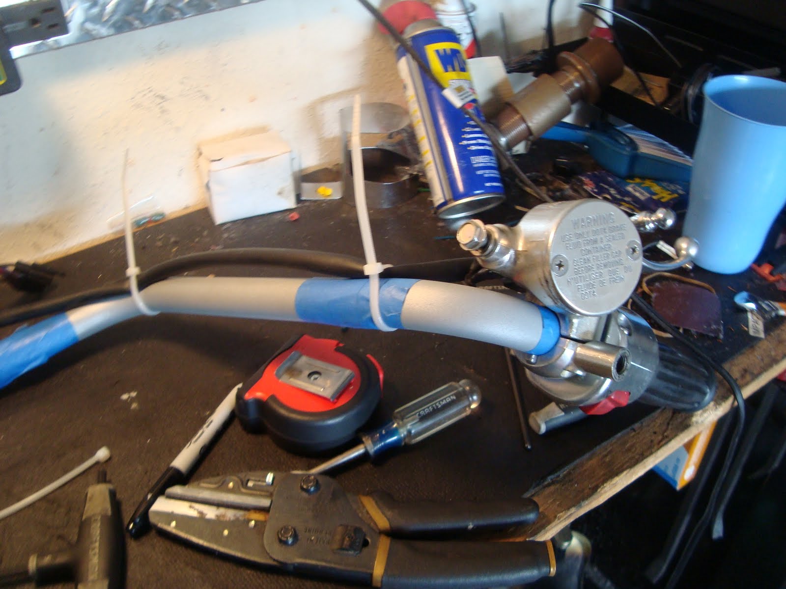 Tear it up, fix it, repeat: Handlebar prep for internal wiring