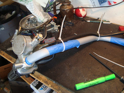 Tear it up, fix it, repeat: Handlebar prep for internal wiring