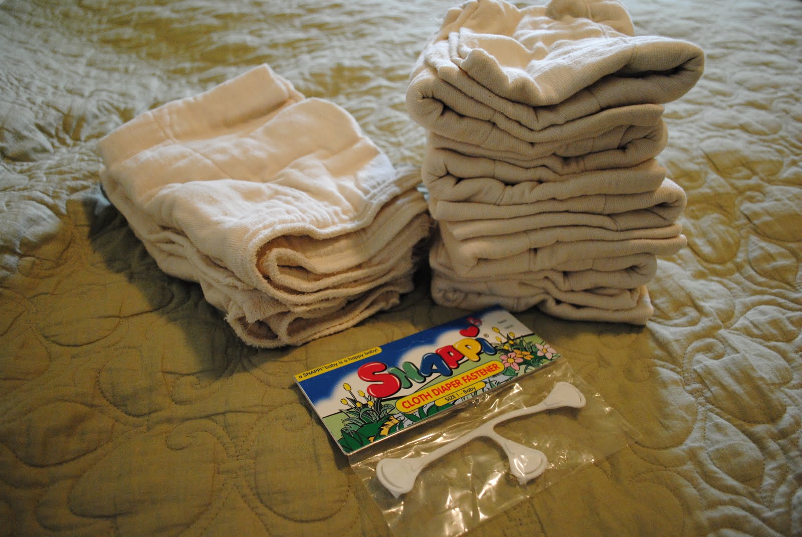 Cloth Diaper Stash Feathers in Our Nest