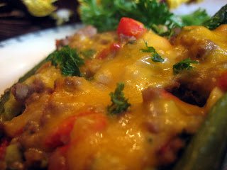 Suffed Mexican Poblano Peppers