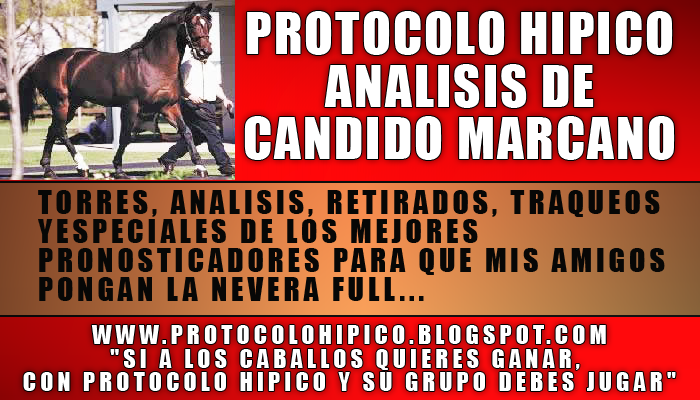 PROTOCOLO HIPICO:HIPISMO, LINEAS Y DATOS HIPICOS CON EL ANALISIS DE CANDIDO MARCANO.