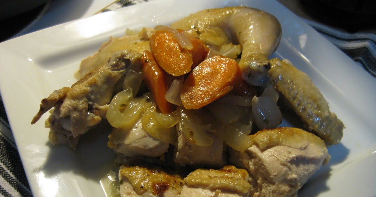 Chow Bella Julia Child's Poulet Poele a l'Estragon (CasseroleRoasted