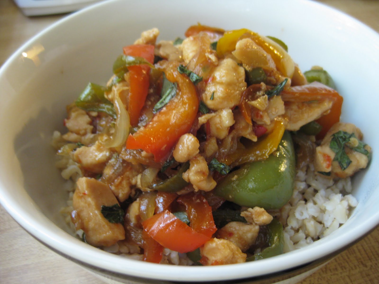 Chow Bella Spicy Thai Basil Chicken