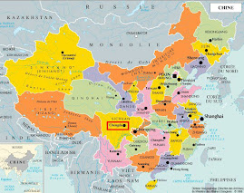 Carte des provinces Chinoises