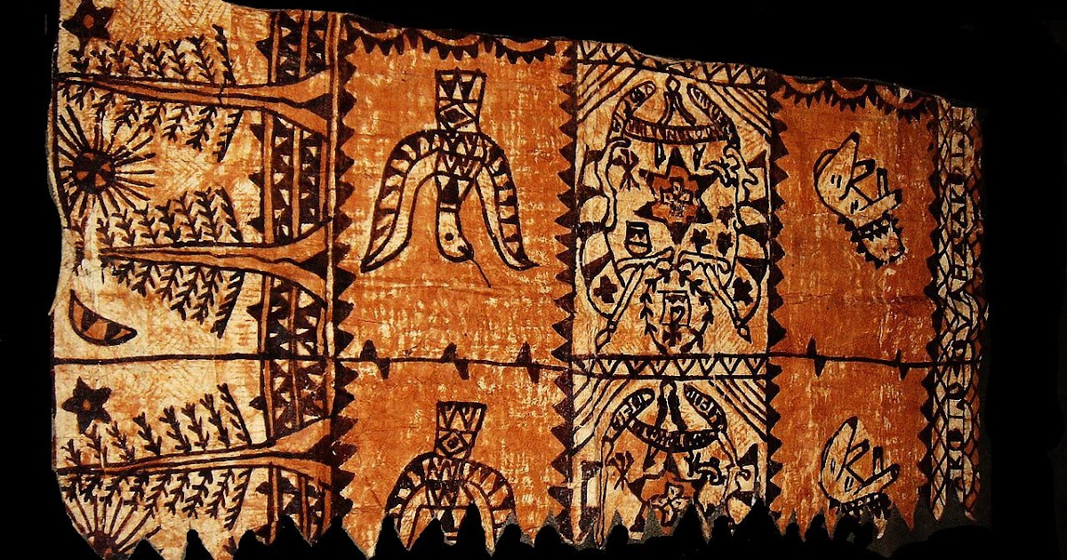 VINTAGE TAPA CLOTH SKIRT, TONGA 12