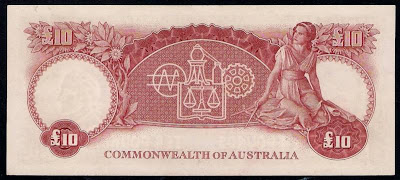 Australia 10 Pounds banknote
