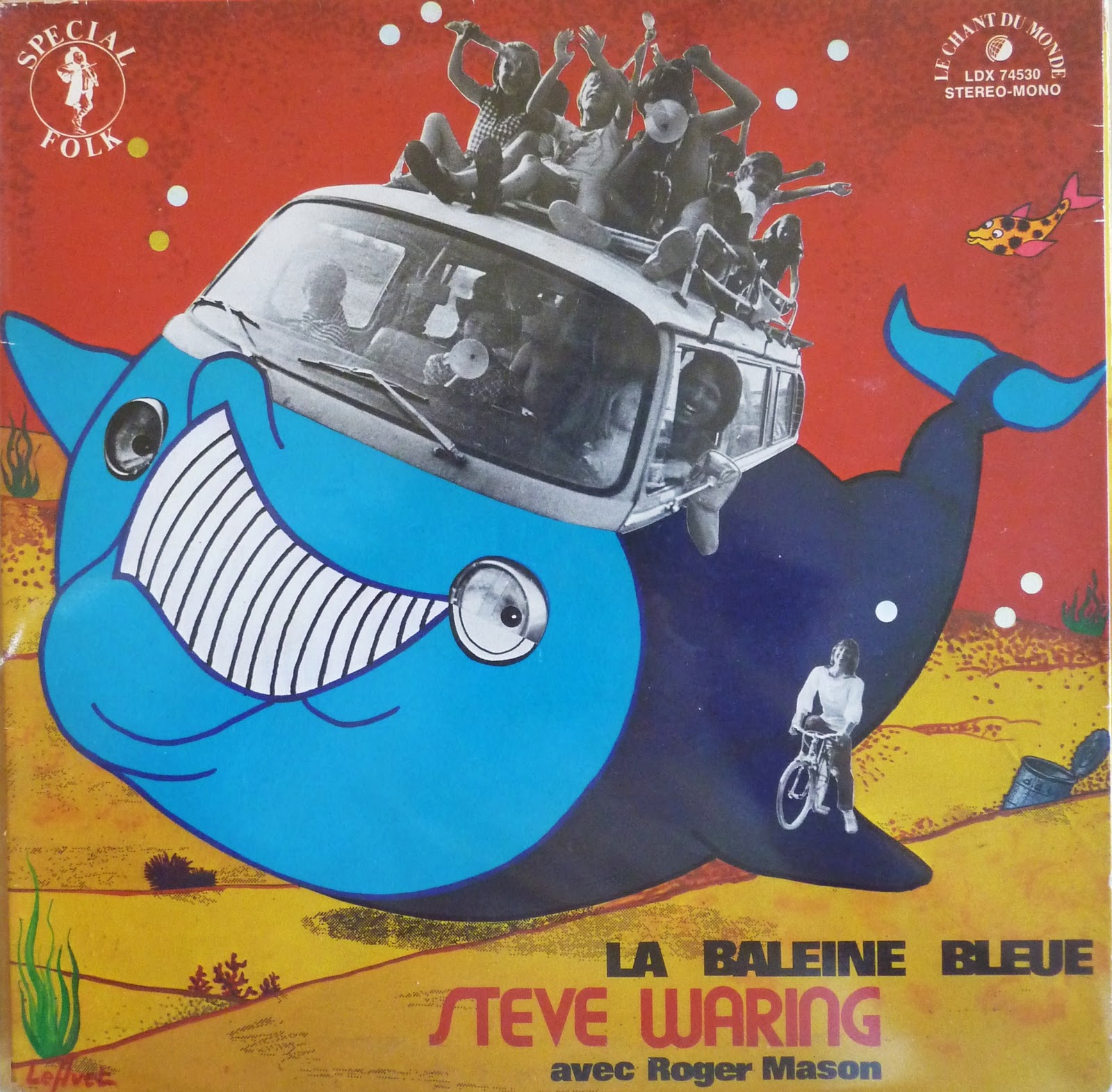 VINYLOVORE Steve Waring avec Roger Mason La baleine bleue Le Chant