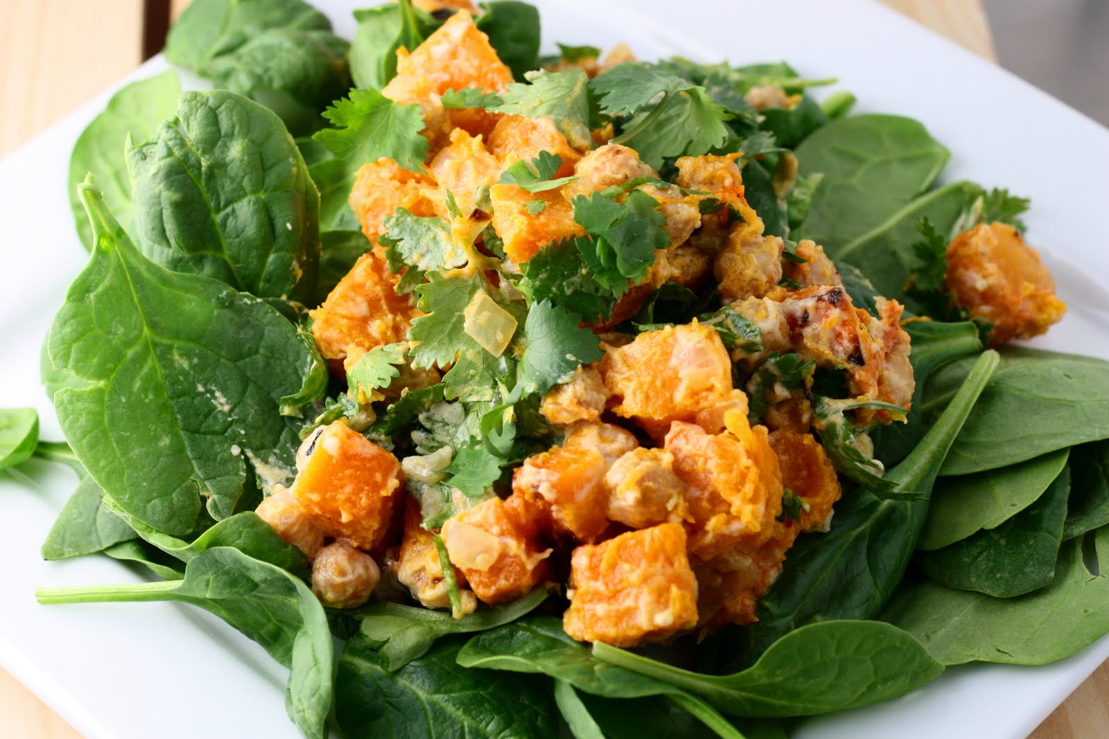 Butternut Squash and Chickpea Salad with Tahini Dressing Coastal Cooking