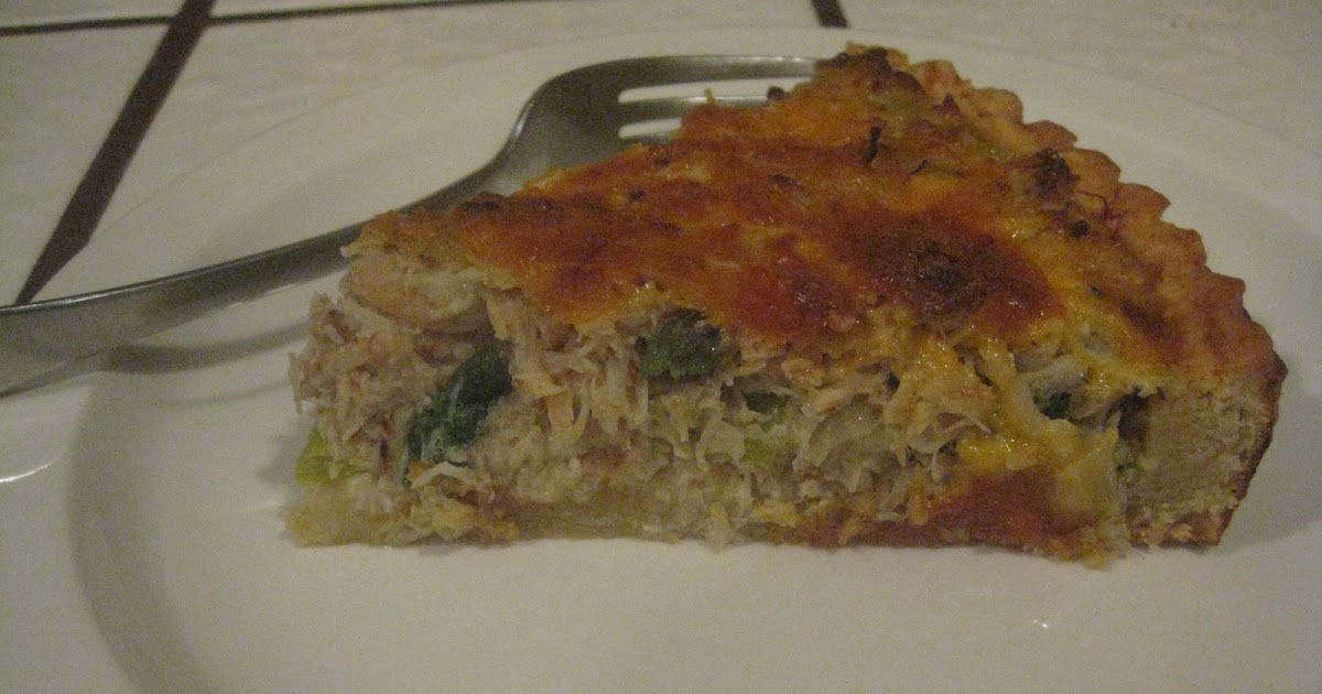Girl Behind the Apron Crab & Leek Quiche