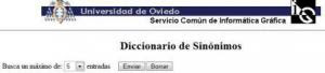 DICCIONARIO DE SINÓNIMOS DICCIONARIO DE SINÓNIMOS