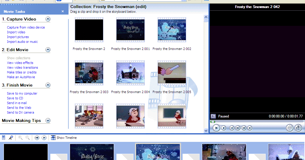 LiOne22 Windows Movie Maker (Cara membuat video clip dari