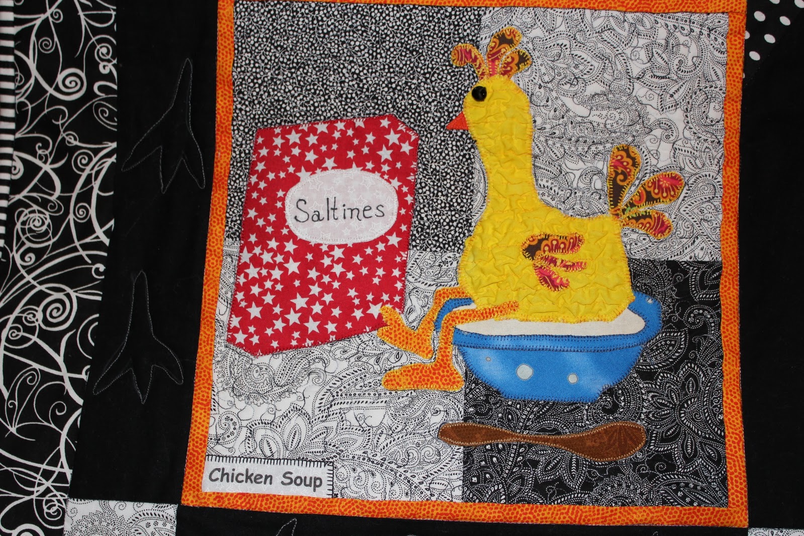 Quilters Loft Company Chicken Buffet Quilt Support Hospice of