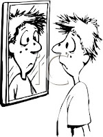 Person+looking+in+mirror+clipart
