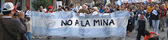 Firmá contra la minería a cielo abierto