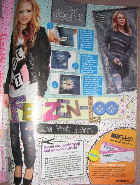 Pinke Punkte: DIY Fetzen-Look