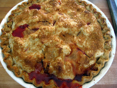 Strawberry Rhubarb Pie of Deliciousness ~ Like Mother, Like Daughter