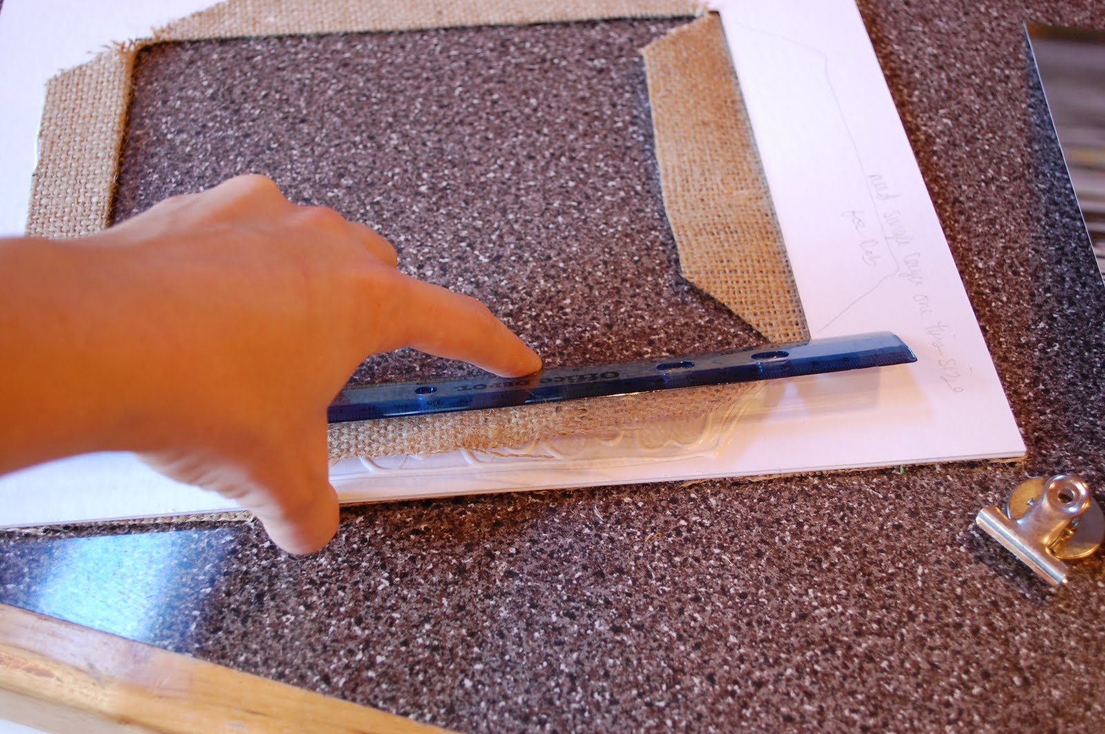 will work for decor Burlap Frame Mats