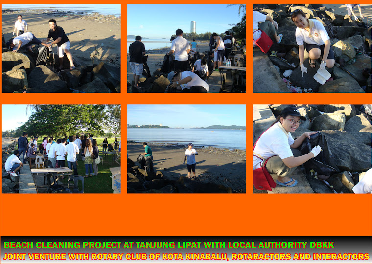 Beach Cleaning Project at Anjung Selera, Tanjung Lipat (2nd November 2008)