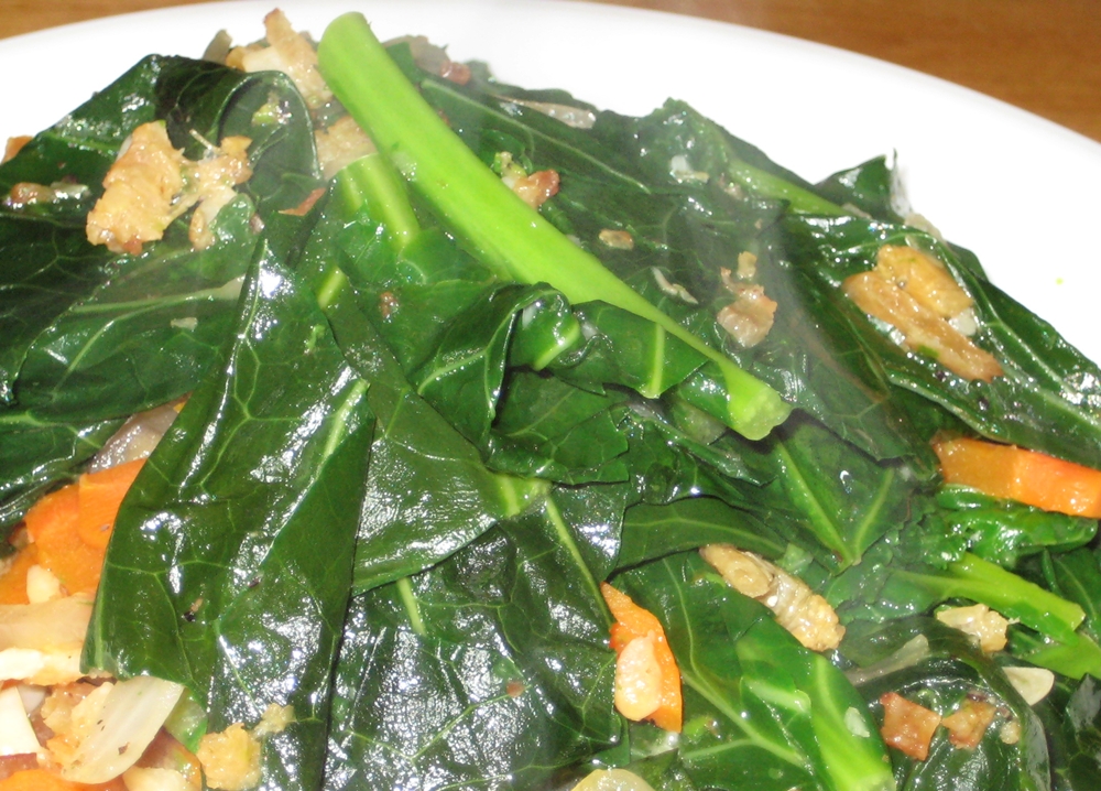 Dinner and a Movie Stirfried Asianstyle Collard Greens