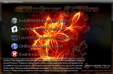 Windows 7 Fire Edition x86/x64/ENG/Final/2011