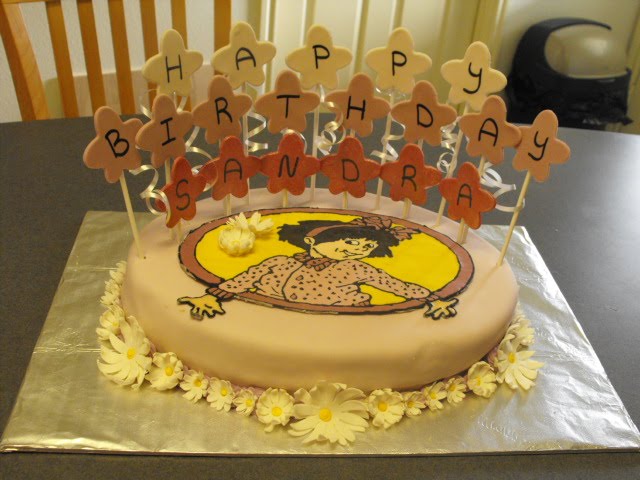 Sandra Birthday Cake