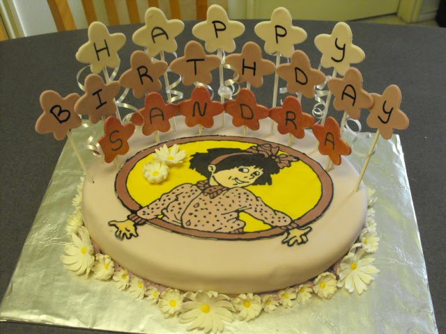 Sandra Birthday Cake