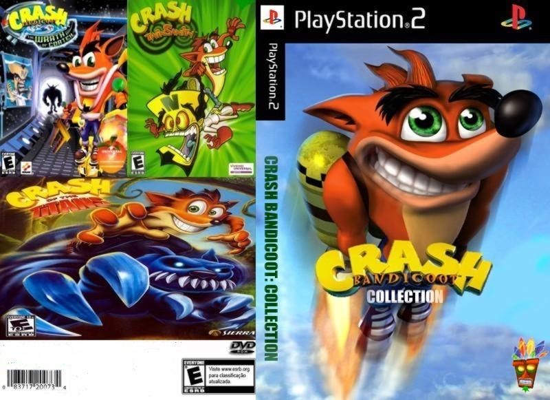 Total Games BR Crash Bandicoot Collection (TESTADO) [PS2]