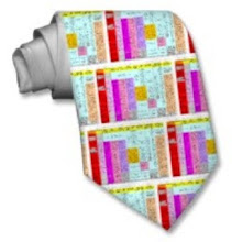 ... or even on a men's tie!