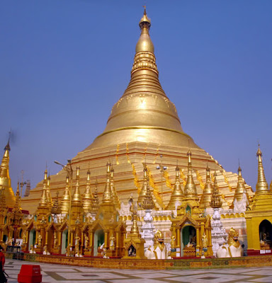 is the Shwedagon Pagoda,