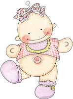 Imágenes de bebes para imprimir; Imagen de bebe vestido de rosa
