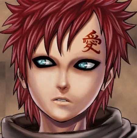 Gaara! -Naruto Clássico.  Personagens de anime, Gaara do deserto