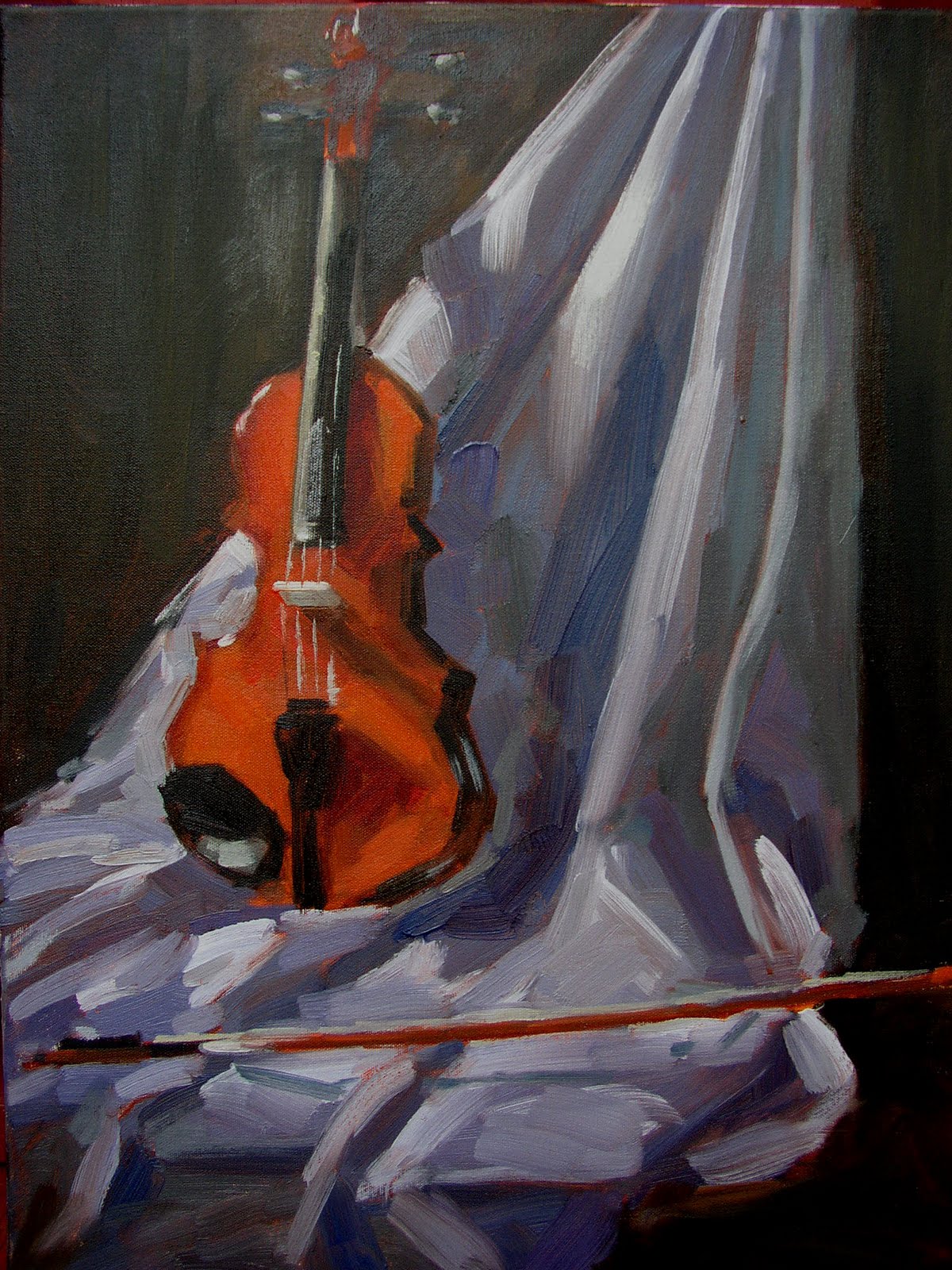 Jenny Liang's Painting and Drawing Blog Violin 2