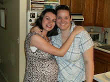 My very pregnet best friend Bonnie and me