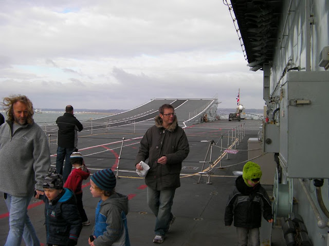 flight deck runway on carrier
