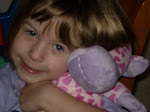 Charlotte (5) with her fav teddy